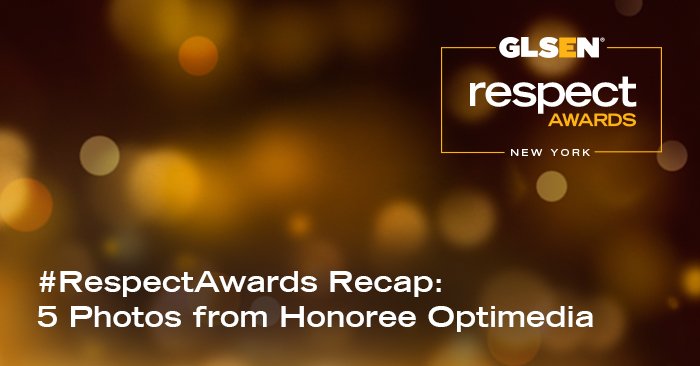 GLSEN's tweet image. We loved having Kurt from @OptimediaUS on the #RespectAwards red carpet! glsen.us/25jVInP