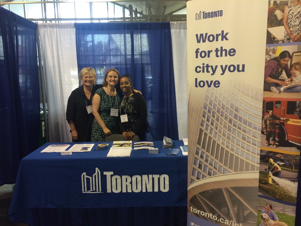 CityTOjobs's tweet image. Come &amp;amp; visit us today &amp;amp; tomorrow at the People in Motion event at the Queen Elizabeth Building in @ExPlaceTO! #PIM16