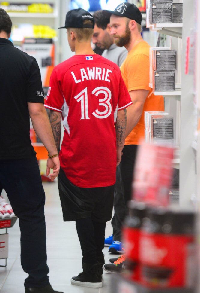 bizzle fits on X: Justin wearing a Toronto Blue Jays Authentic Brett Lawrie  Canada Day Jersey ($215.99)  / X