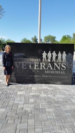 NVSOS's tweet photo. Sec. Cegavske attended the @TheLVVM dedication today to commemorate those who have served our country. https://t.co/gMSVOE5zMH