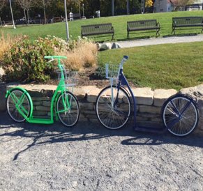 Angelicaqh's tweet photo. Crossing Solutions is our Company's name.Amish Urban Scooters we are so exited to work with you #bmart16 #baruchcaps https://t.co/grZUEO7Snk