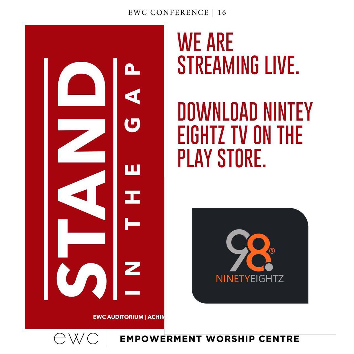 _patrickmg's tweet image. #STAND2016 #STREAMINGLIVE
