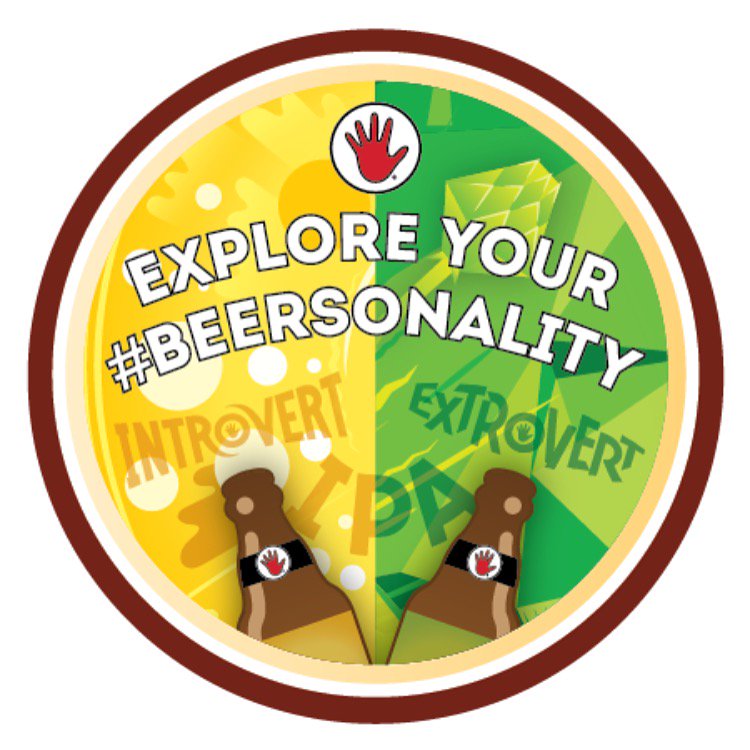 LeftHandBrewing's tweet photo. Pick a team. Earn the badge! Check into @untappd w. #IntrovertIPA or #ExtrovertIPA to unlock the #Beersonality badge https://t.co/efRf8oMCWb