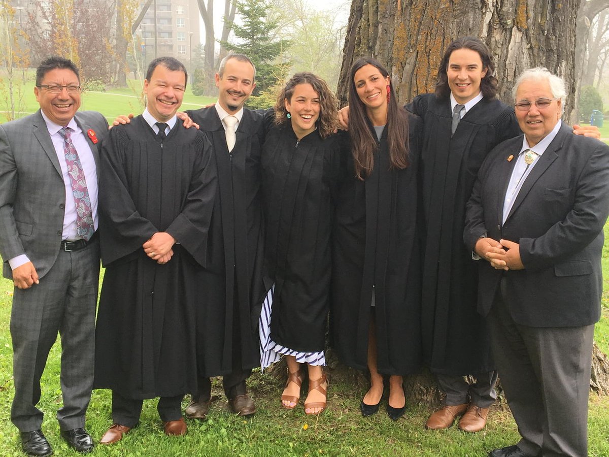 A historic day at @lakeheadlaw with Senator Sinclair, and the Indigenous law grads  #lakeheadlaw2016