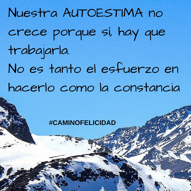 I_Brighten's tweet photo. Nuestra #AUTOESTIMA no crece porque sí, hay que trabajarla, con esfuerzo y constancia @ToniBassols #caminofelicidad https://t.co/hG1JmahH6T