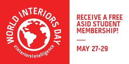 Students: Click here for your chance to win a free ASID membership. #InteriorsIntelligence goo.gl/forms/E50IevyS…