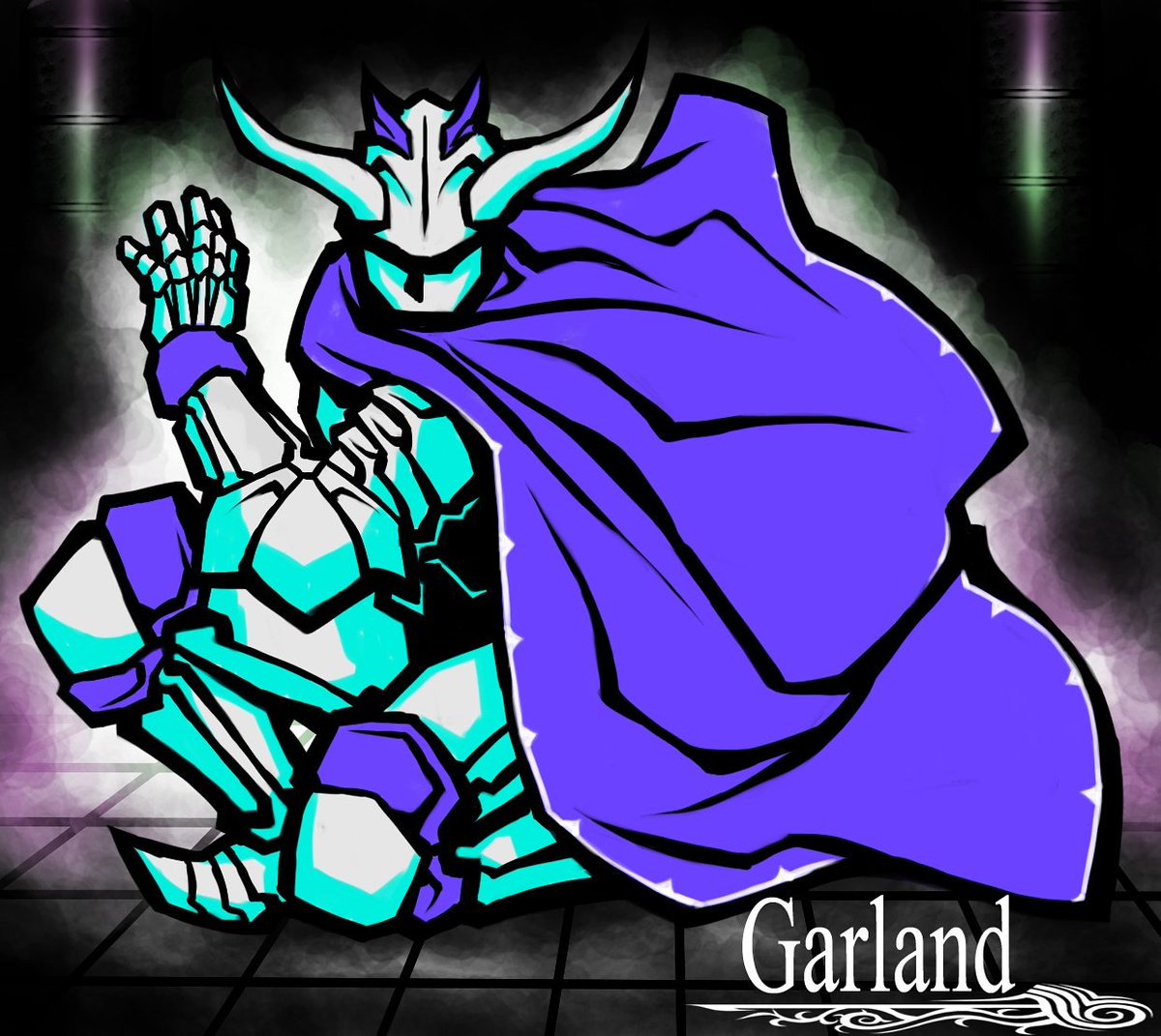 Rive_6's tweet photo. Garland from Final Fantasy 1. :)  #Rive6 #mikecapay #videogames #nintendo #nes #rpg #jrpg #retrogamer https://t.co/Owdc5gQNtL