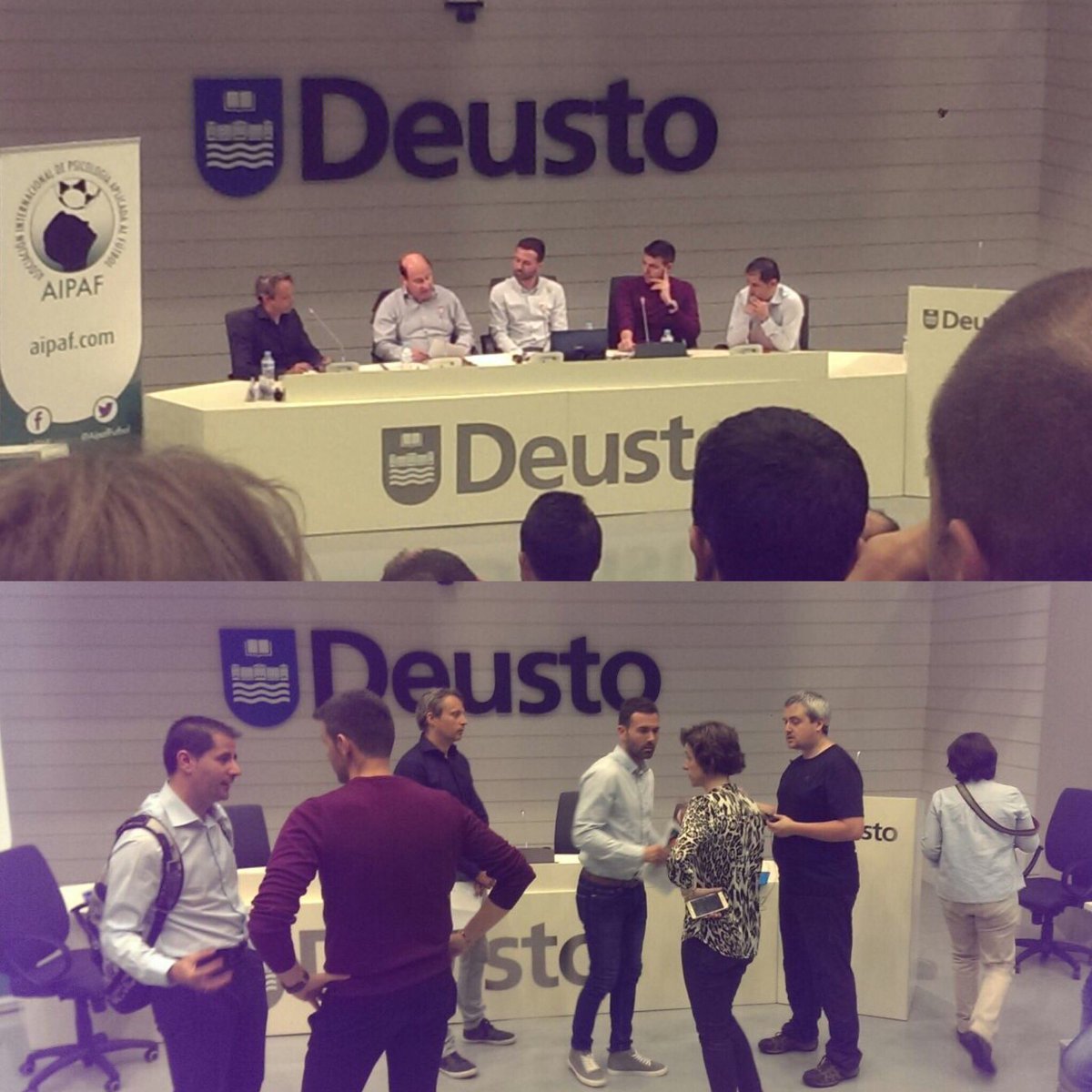 CoachEduRubio's tweet photo. @MKDonsFC present on @congresoAipaf . "How to build a learning &amp; development culture in football" debate (1/2) https://t.co/KLYcJnNngy