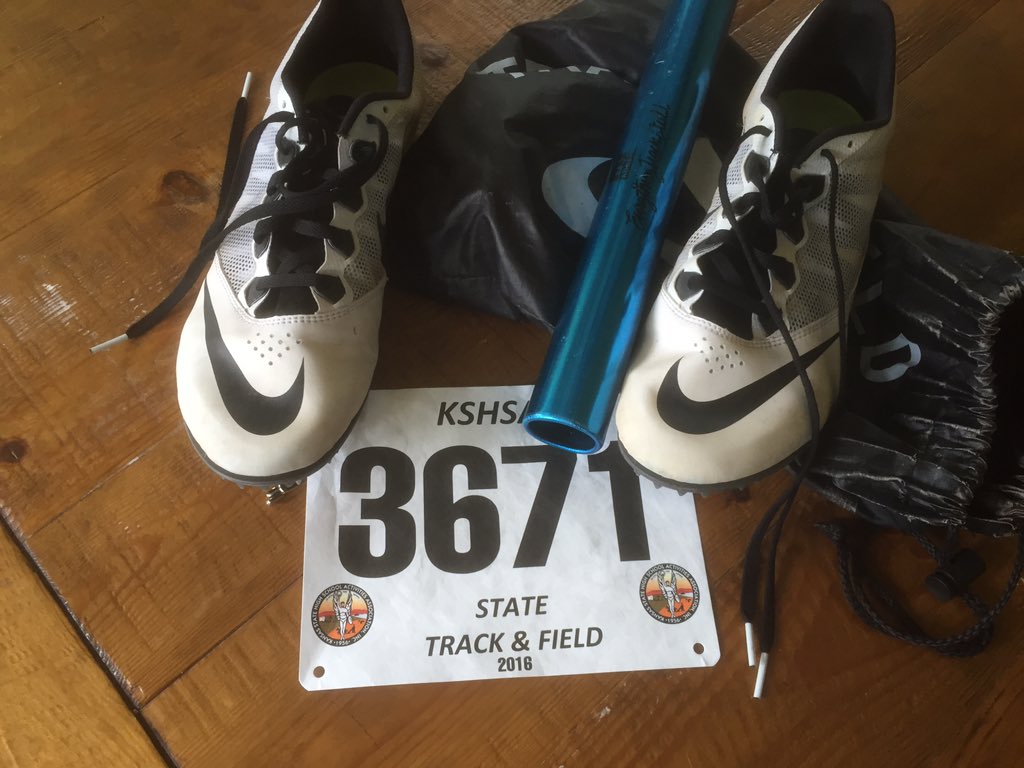 Off to the state track and field championships.