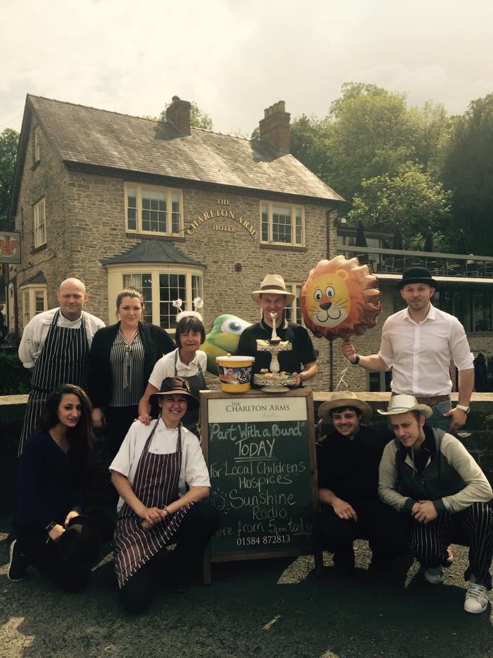 Charlton_Ludlow's tweet photo. Well done guys. Raising money for a great cause. #partwithapound @SunshineRadio https://t.co/dhkimYu3TP
