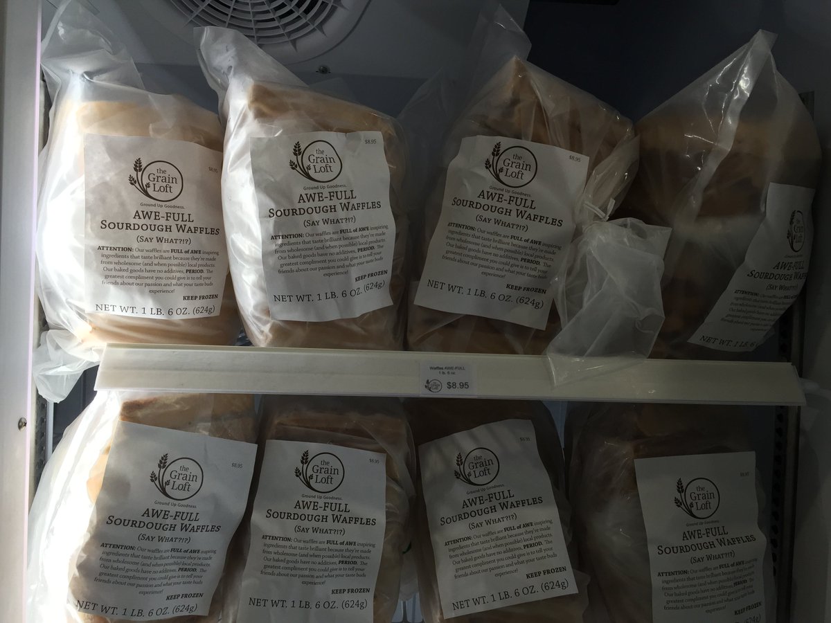 We have a few waffles left. Start your Sat. AM off right. Buy a bag of waffles and get $1 off Raw Milky Way milk.