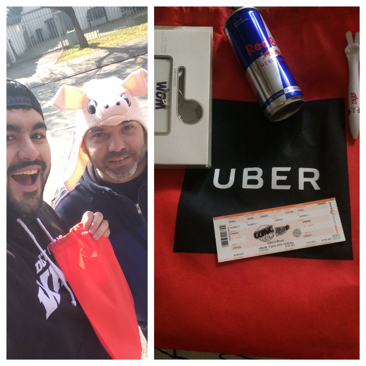itsskandr's tweet photo. ¡Gracias @uber_chile por estos regalos! ¡Son lo mejor! #UberComicCon https://t.co/eWm7nre91C