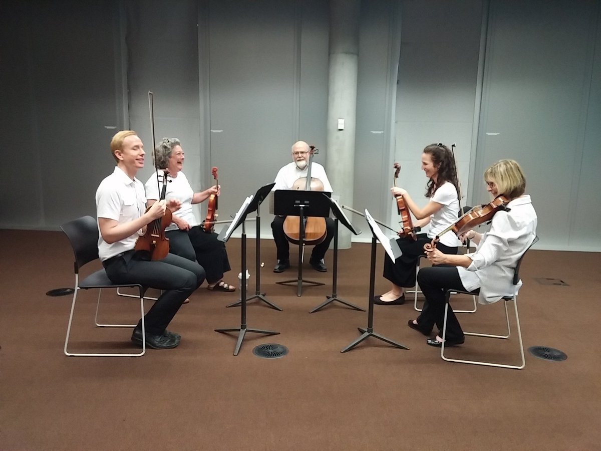 AnthonyGLee's tweet photo. Belin Quartet about to get started now. @CivicMusic @catchdesmoines #ClassicalMusic #NoonHour https://t.co/BvzuWKgAxn