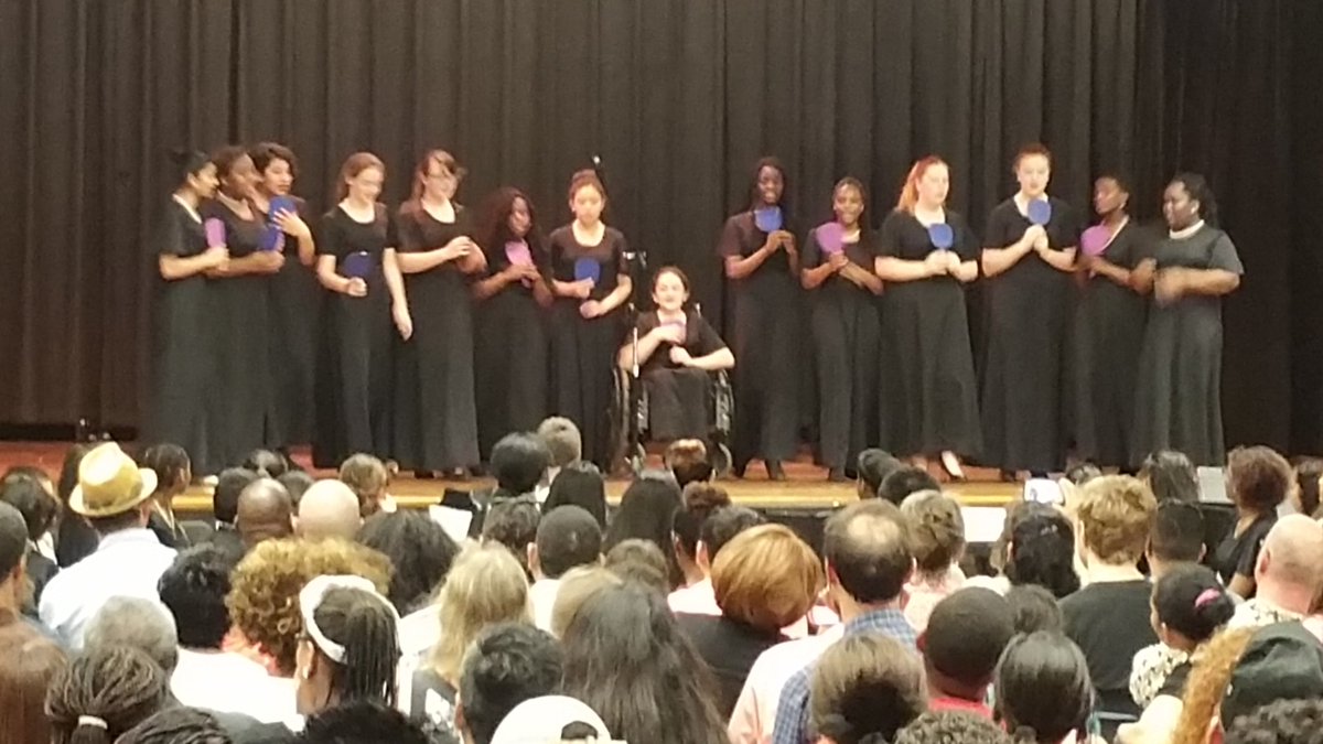 principalboone1's tweet photo. CPA students performing Spring Concert. HMS Creative Excellence https://t.co/iqM75cyb1x