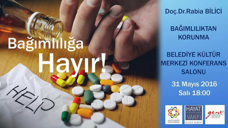 Bağımlılığın farkında mıyız?Nasıl korunacağımızı biliyor muyuz?Konferansımıza davetlisiniz
#YeryüzüBağımlılığaKarşı