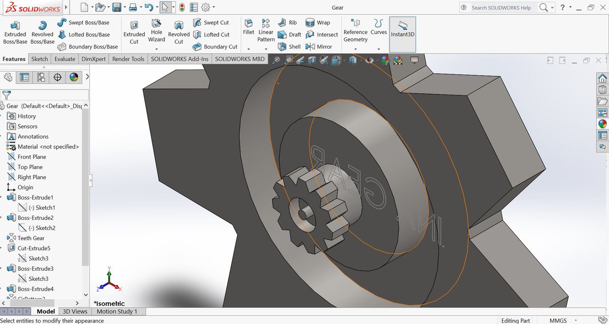AkbarIrwansyah8's tweet image. @SOLIDWORKS Getting started with SolidWorks 2016, it was very handy and user-friendly #3DCAM