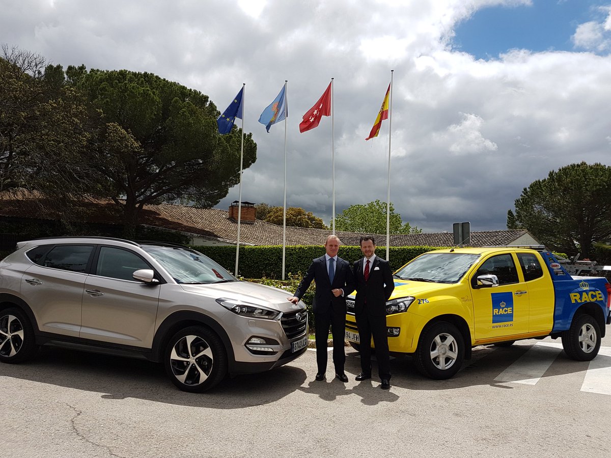 El <a href="/RACE_es/">RACE - Real Automóvil Club de España</a> dará asistencia 24 horas a los vehículos <a href="/HyundaiEsp/">Hyundai España</a>. Jorge Delgado y <a href="/satrusteguipolo/">Polo Satrustegui</a>