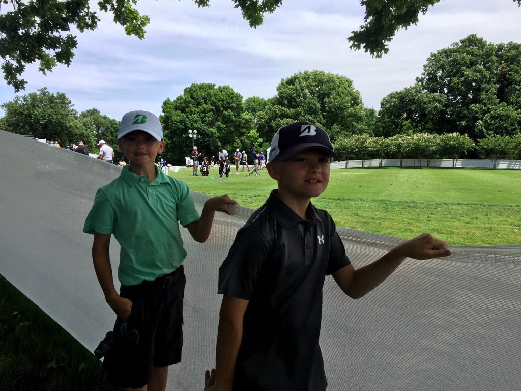 jodyreynolds's tweet photo. The rain is drying up &amp; its gonna be a great day at the @DeanDeLucaInv! Go Team @bridgestonegolf! https://t.co/fRwVtFTWBX