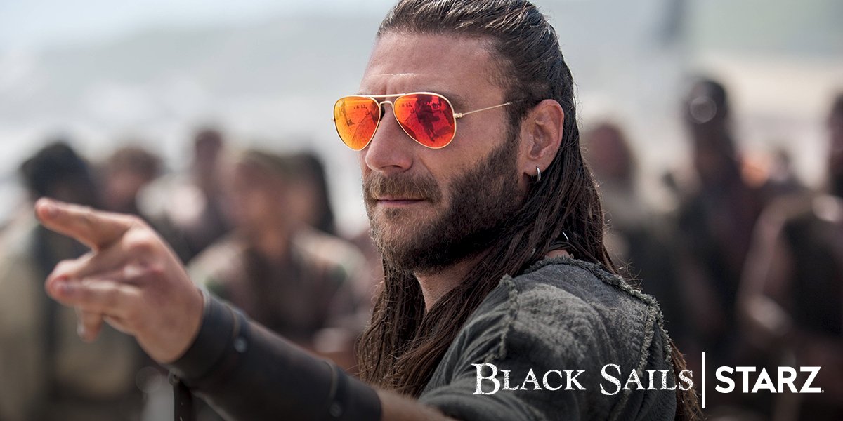BlkSails_STARZ's tweet photo. This portrait of @Zach_McGowan requires a caption. It's up to you to decide. #BlackSails https://t.co/3P8nnH2Ynk