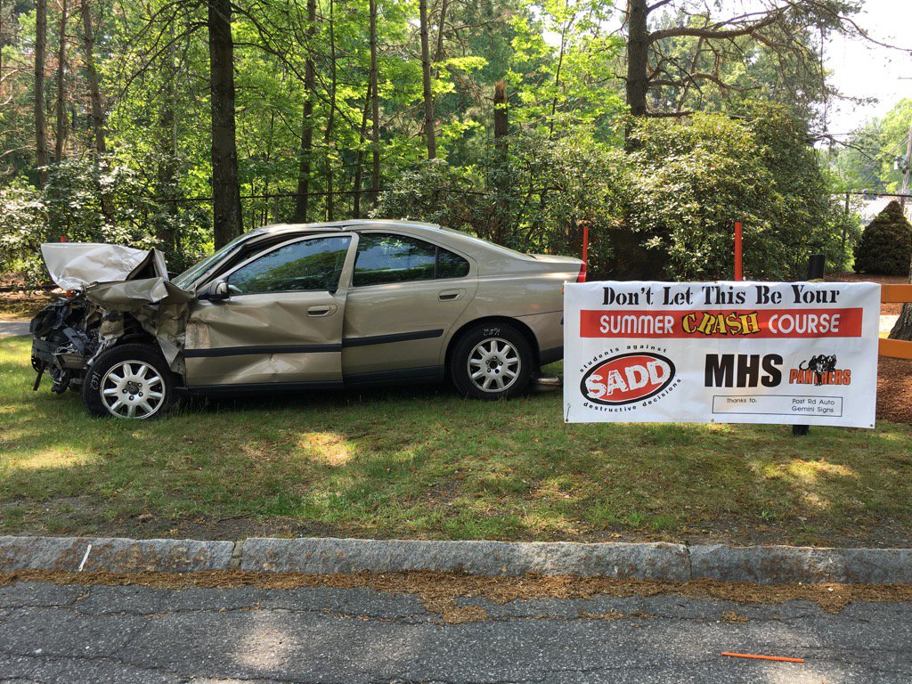 MrsChircoMHS's tweet photo. Don't let this be your summer crash course.  @MHS_2016_ Have fun and be safe! https://t.co/wXqV81KzTy