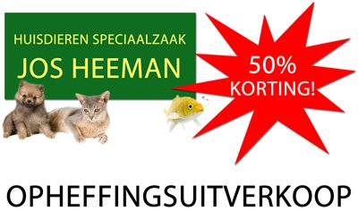 Hilvertshof's tweet photo. In verband met zijn pensioen verlaat Dierenspeciaalzaak Jos Heeman per 1 juli Hilvertshof. https://t.co/VnrB91exvh