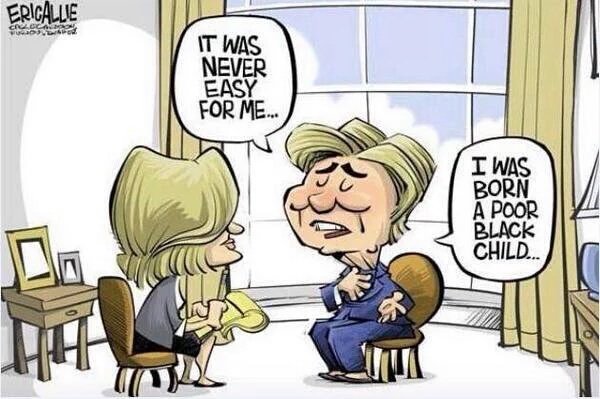 DebtAssassin15's tweet photo. Why do blacks fall for Hillarys lies &amp; phony compassion?
She's no Martin Luther King
She cares abt votes not victims https://t.co/JBb0UCOXdM