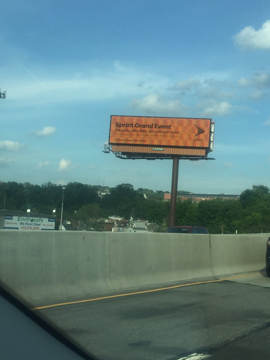 TheAnnaWhitmore's tweet photo. And we're LIVE in #Pittsburgh east bound I376 #SprintSaysThanks @SprintCentral @mark_nachman https://t.co/PZuK7KA2M0