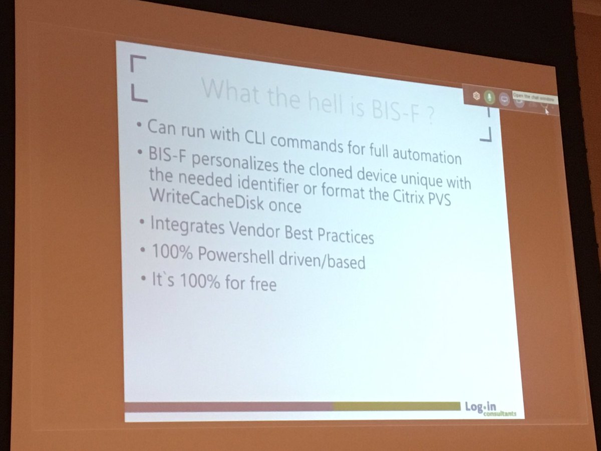 BIS-F (Base Image Script Framework) summary #E2EVCVegas