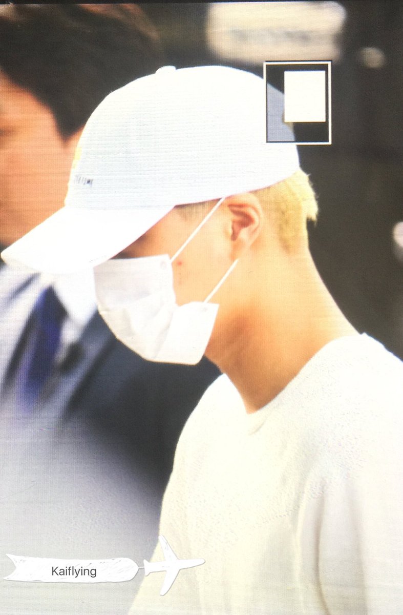 _KaiFlying's tweet photo. 160528 ICN ✈️  blond hair #KAI 👶🏼 https://t.co/DMdewjFHmJ