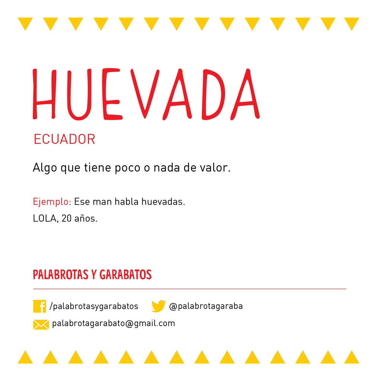 palabrotagaraba's tweet photo. Porque es viernes y tu cuerpo lo sabe, una palabrota perfecta para esta hora del día en la que todo importa una... https://t.co/wSewGfOsgu