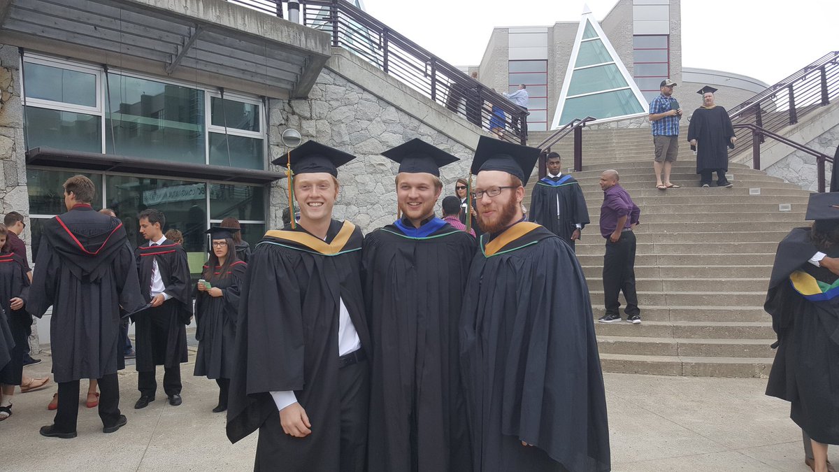 awhizzaker's tweet photo. Proud of my Bros! #forestry #business #unbc #convocation2016 shout out to Rob and Jeremy! https://t.co/I2LJ0tmaCL