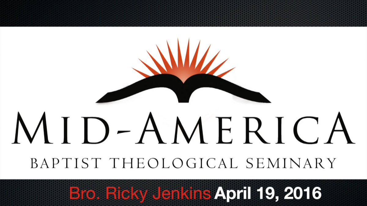 MABTS's tweet image. Watch Fellowship Memphis Pastor, Ricky Jenkins's sermon from the April 19 Chapel service: buff.ly/22lVBpX