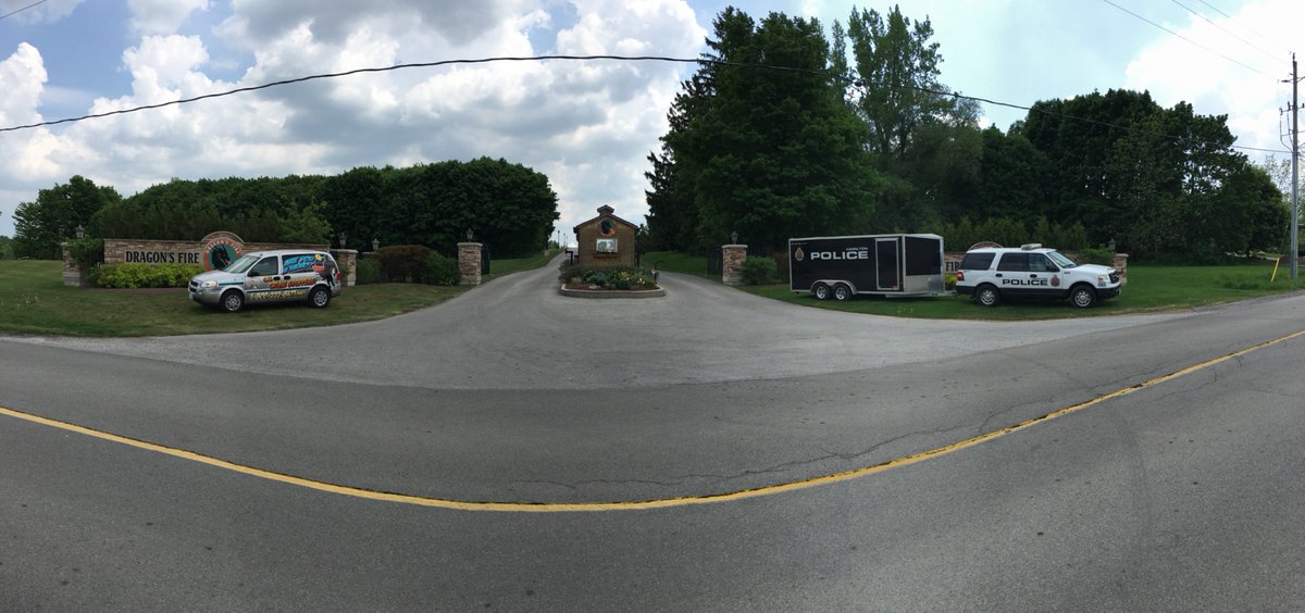 Raising money for a great cause @stopncrime  thanks to our friends <a href="/DragonsFireGC/">Dragons Fire Golf</a>. ATV unit out in flamborough