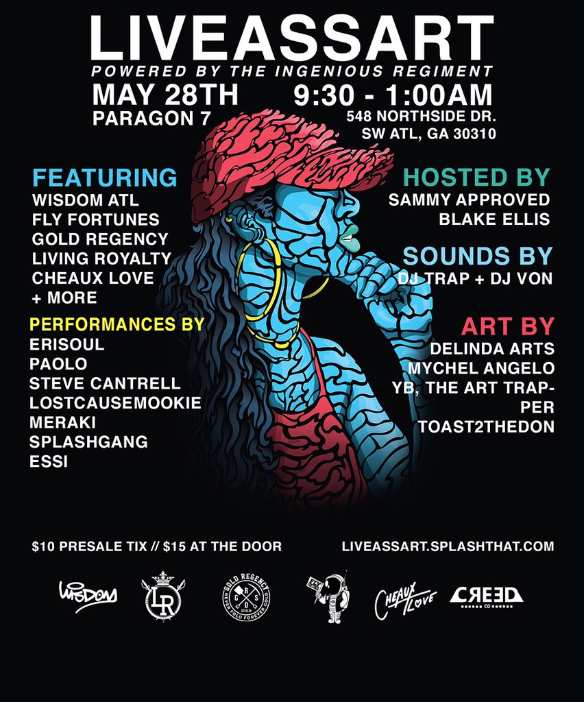 GoldRegency's tweet photo. Newww ss16 product. Atlanta. Tomorrow 5/28. #GoldRegency
#LIVEASSART powered by @theregimentatl. https://t.co/Jpc0z6bSYi