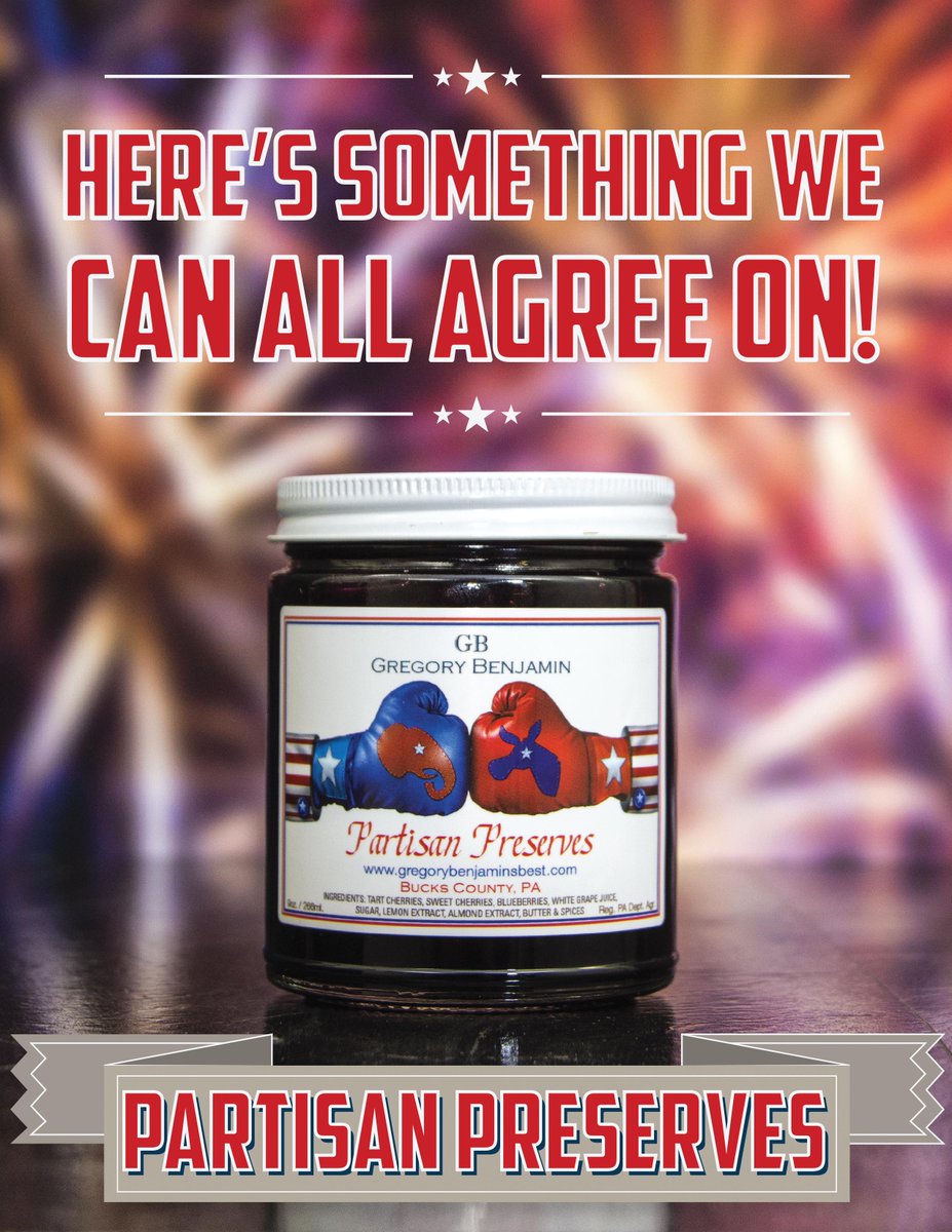 GBPreserves's tweet photo. Gregory Benjamin is truly is the best! Grab a jar of Partisan Preserves at @Devon1896 . #Devon2016 https://t.co/sbSwt2EugH