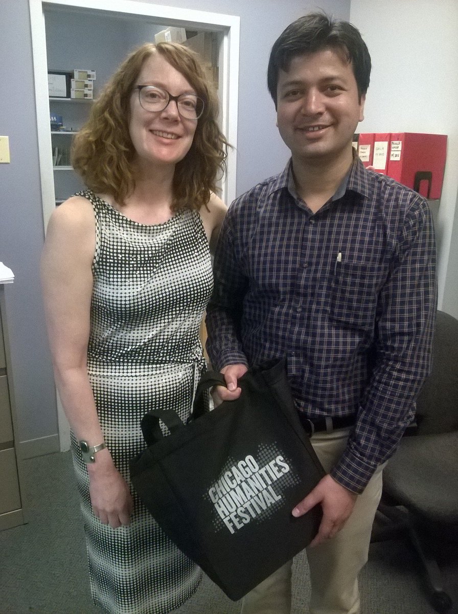 chihumanities's tweet photo. Saying goodbye to our #ABVP Fellow @AshishSainram today! Best of luck on your next adventures Ashish! https://t.co/7ihnrfZr2y