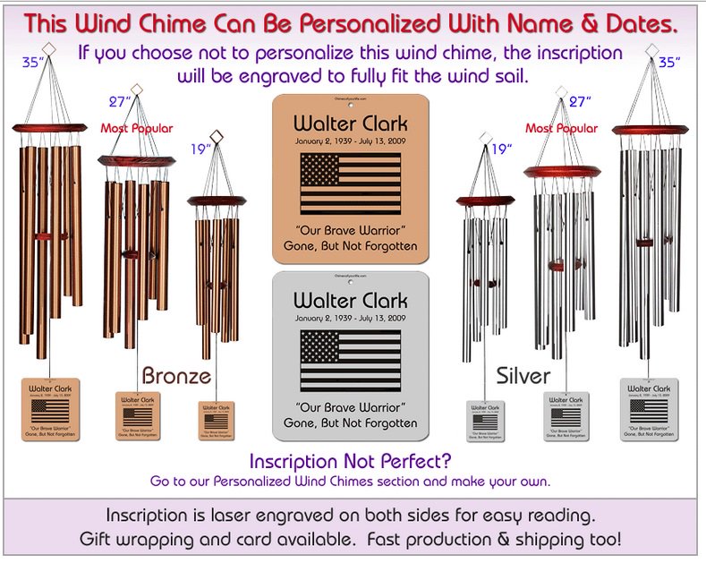 MyChimes's tweet photo. Patriotic Personalized Wind Chimes - The Perfect Keepsake Gift! https://t.co/r4NIZLXvbs https://t.co/sT2BtE4jR3