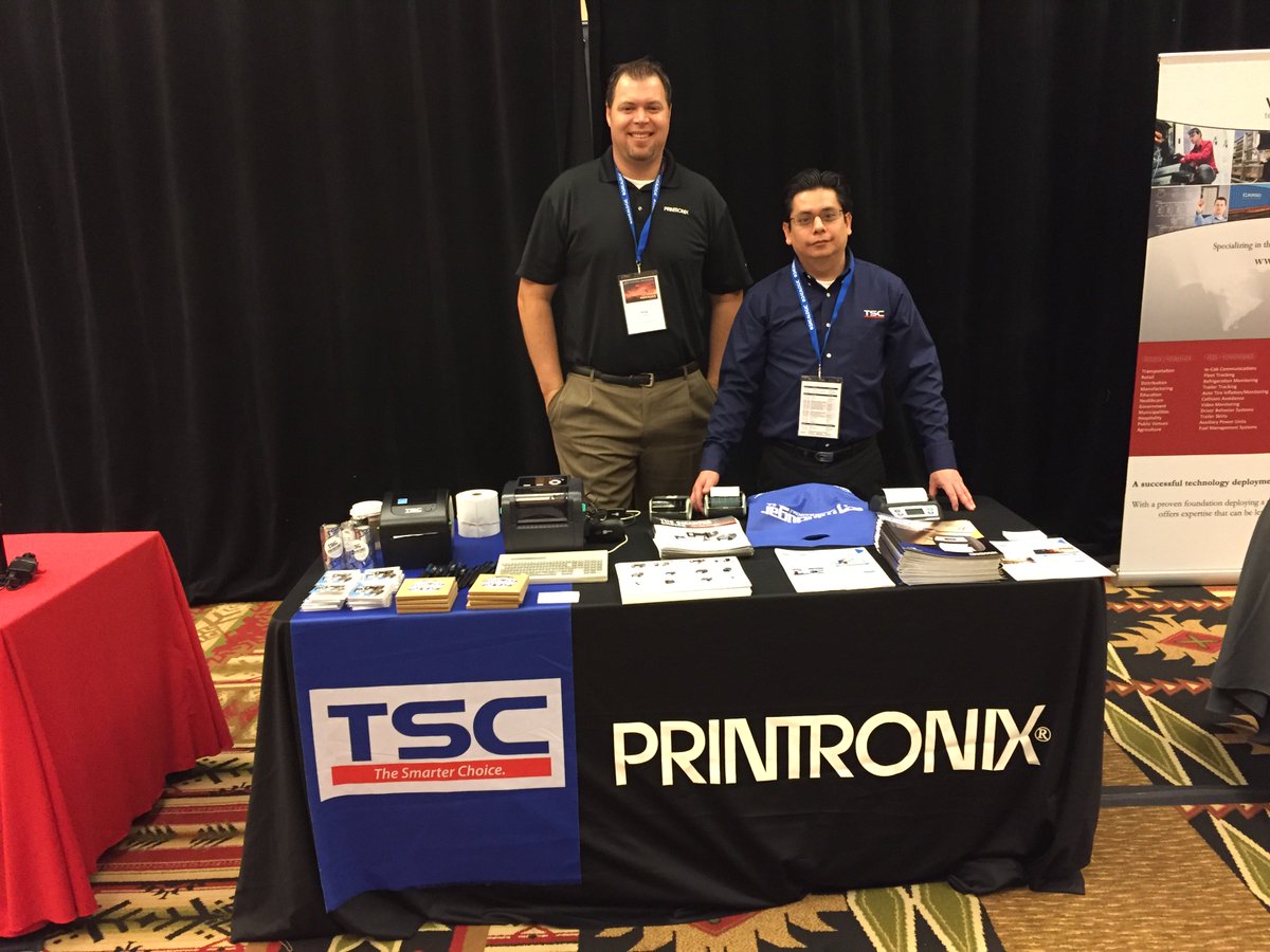 PTXAutoID's tweet photo. The team showcasing the powerful #M4L2 at the @DatalogicADC Partner conference this week #Mobile #Barcode #Printer https://t.co/AjSCqvnWuc
