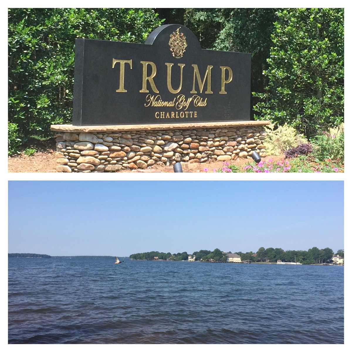 CindyALandis's tweet photo. Another Beautiful Day @lake_norman and #trumpnational #makeamericagreatagain #trump2016 #memorialdayweekend https://t.co/kbHR34wmeN