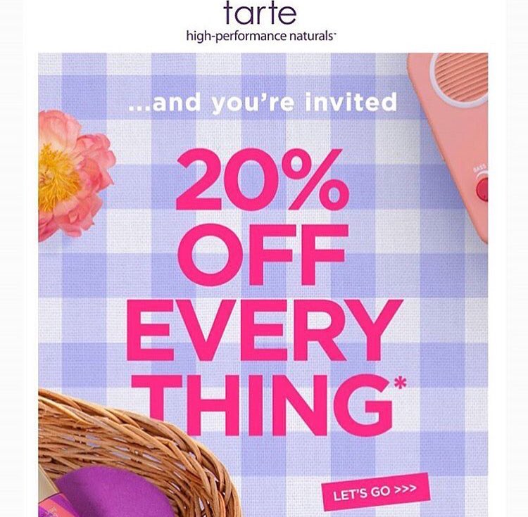 Trendmood's tweet photo. #MemorialWeekend #SALE 💜 @tartecosmetics 💜 LINK ➡️ https://t.co/jw8YmMIZTD 20% OFF *code: TARTEWKND #ByeByeMoney 💸 https://t.co/3CVEZxkPJA