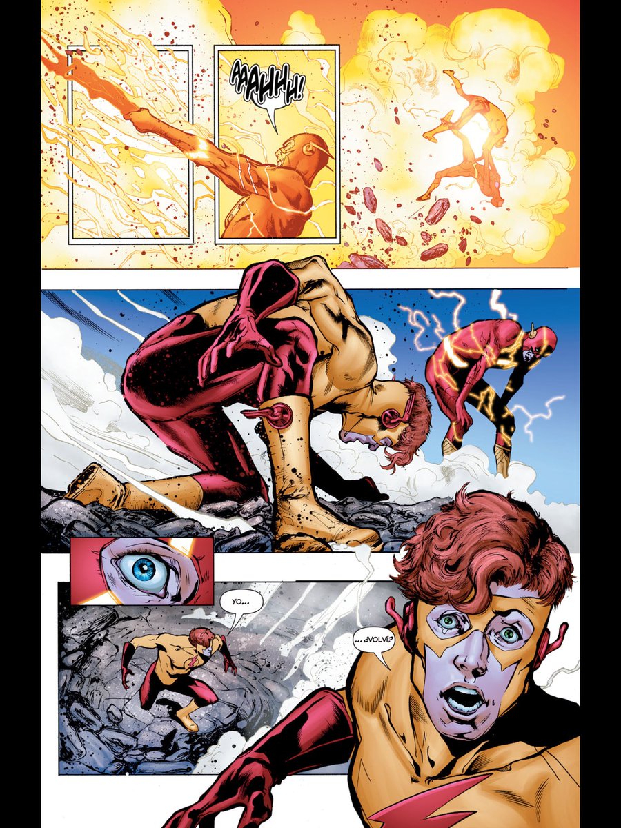 TheFlashAllen's tweet photo. ¿Recuerdan aquella vez que me sacó de la speed force y vencimos a Darkseid? La vida siempre da devuelta de manos. https://t.co/icQElYw3rq