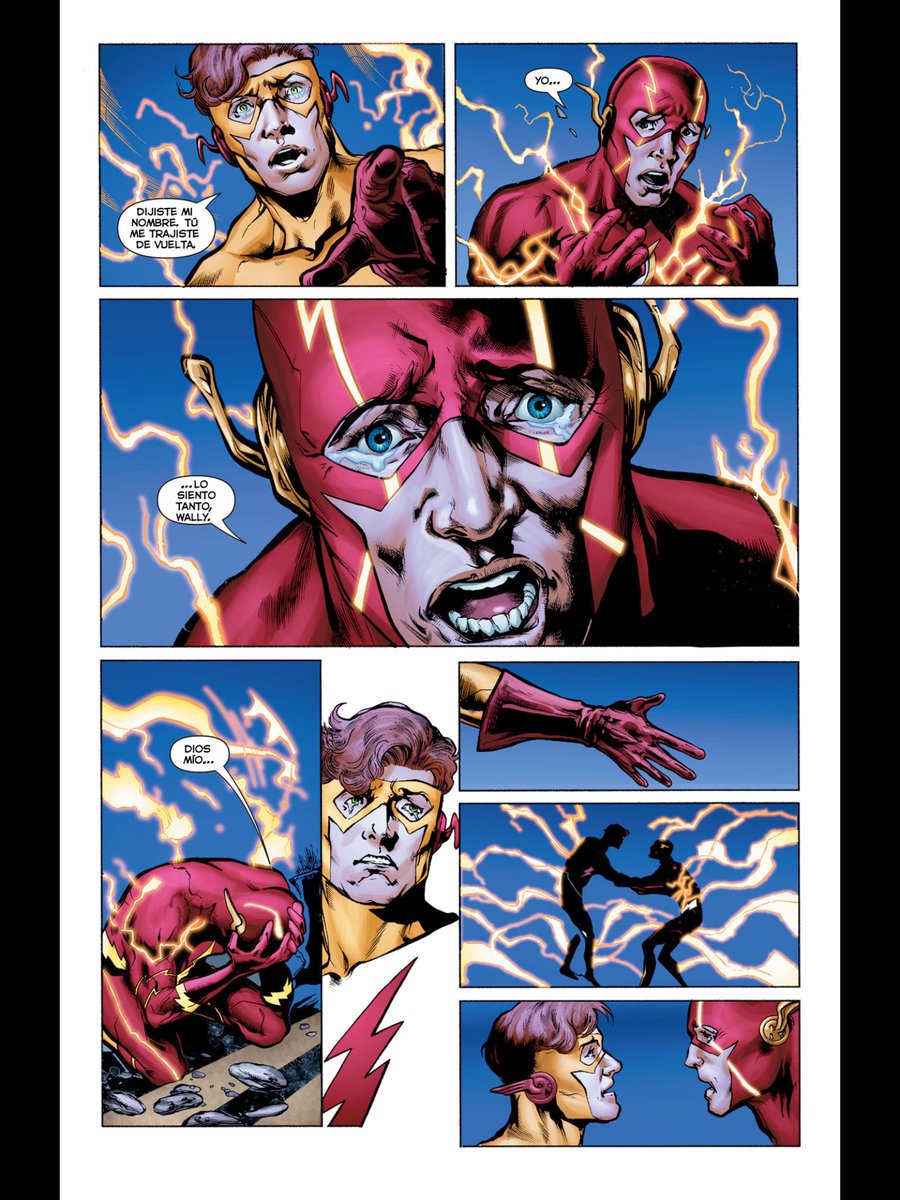 TheFlashAllen's tweet photo. ¿Recuerdan aquella vez que me sacó de la speed force y vencimos a Darkseid? La vida siempre da devuelta de manos. https://t.co/icQElYw3rq