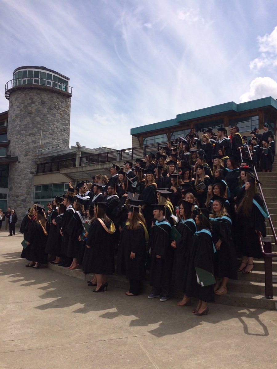 UNBC's tweet photo. Grads from first ceremony getting ready for class photo... Congratulations everyone! #UNBCconvocation #UNBC2016 https://t.co/005y9utZQH