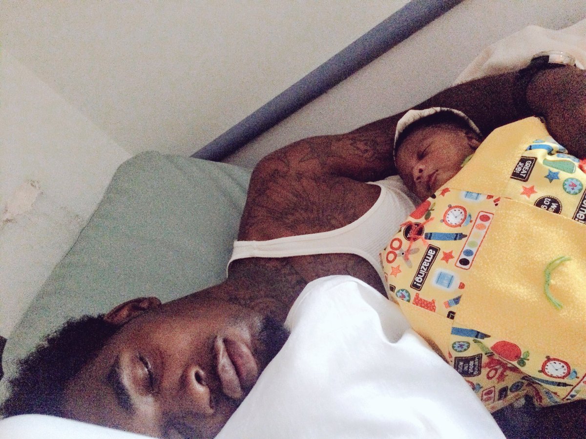 only1ashley__'s tweet photo. 😍😍😍😍 put my son down Tre 😩💙👶🏾👪 #imjealous #lol #spoilinghim https://t.co/6G8zS6jJeh