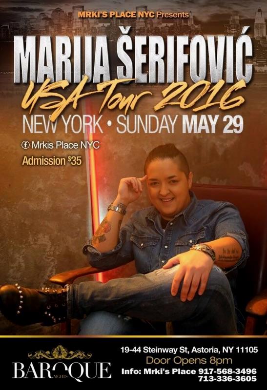 astorianightst's tweet image. Serbian sensation MARIJA SERIFOVIC live on Sunday, May 29th
BAROQUE Nightclub welcomes her on the USA tour
Door ope