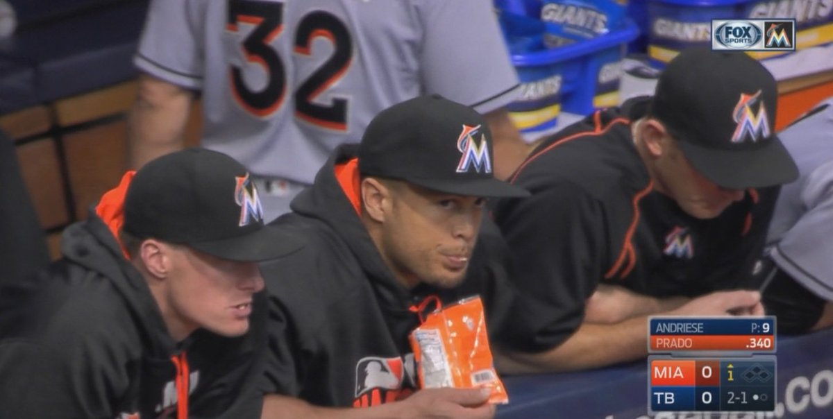 SORE STANTON SITS AGAIN - Giancarlo will miss third straight game as Marlins visit Braves bit.ly/1UaKcmI?utm_me… https://t.co/uuInaTpc5n