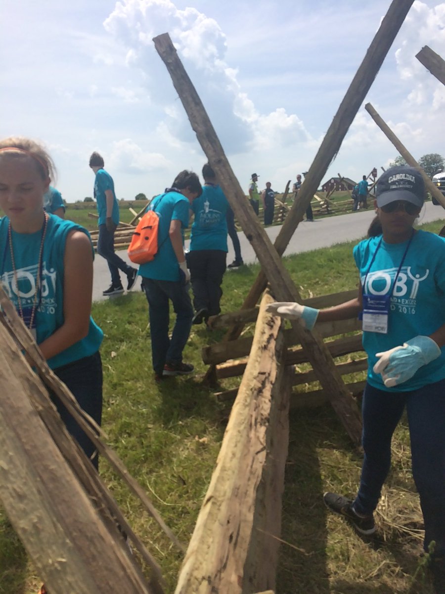 itsjohanadarlin's tweet photo. Gettysburg adventure @HOBYMD #hobymd #whyIserve #hobymd2016 https://t.co/jfXtggjnyB