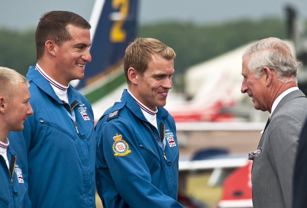 CHartleyPhotos's tweet photo. Some of the boys and girls in blue meeting royalty at RIAT 2014 @Nickyboomboosh @rossharrison81 https://t.co/jsLUR1BKwl