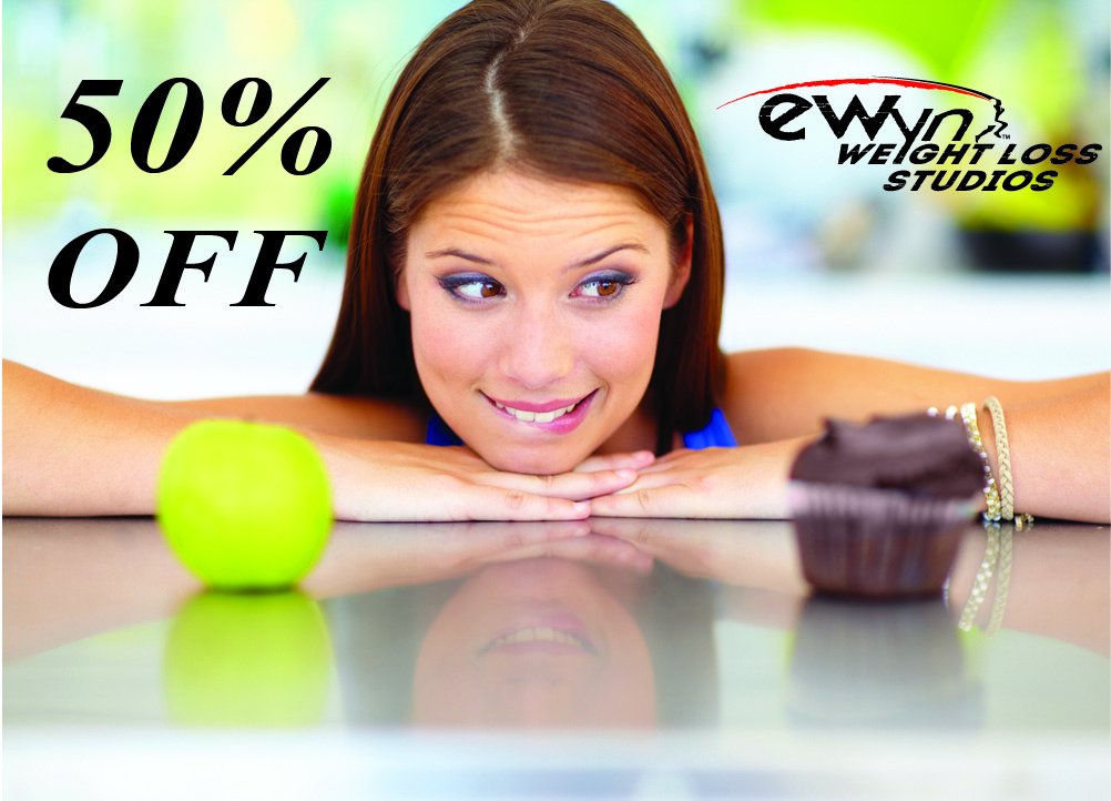Ewyn Weight Loss Studios @ewcrewbrantford  Now 50% off weight loss programs! Call us now to make an appointment!