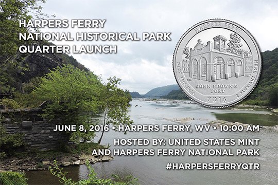 usmint's tweet photo. RT if you will be joining us for the #HarpersFerryQTR #quarterlaunch. #hiking #backpacking https://t.co/mFuNejUMHK https://t.co/XhYATDZgy4